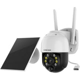 Foscam b4, 100 % trådløst 2k 4mp pan tilt batterikamera (hvid)