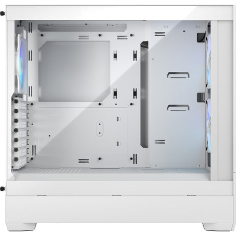 Fractal design pop air rgb midi tårnhus (hvid | 2x usb-a | rgb | hærdet glas)