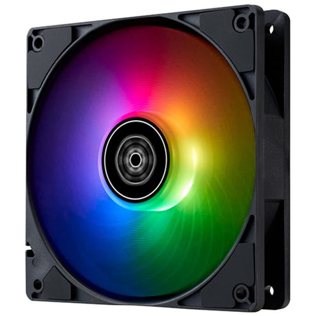 Silverstone air penetrator 120sk argb case ventilator (sort, 120 x 120 x 25 mm, pwm)
