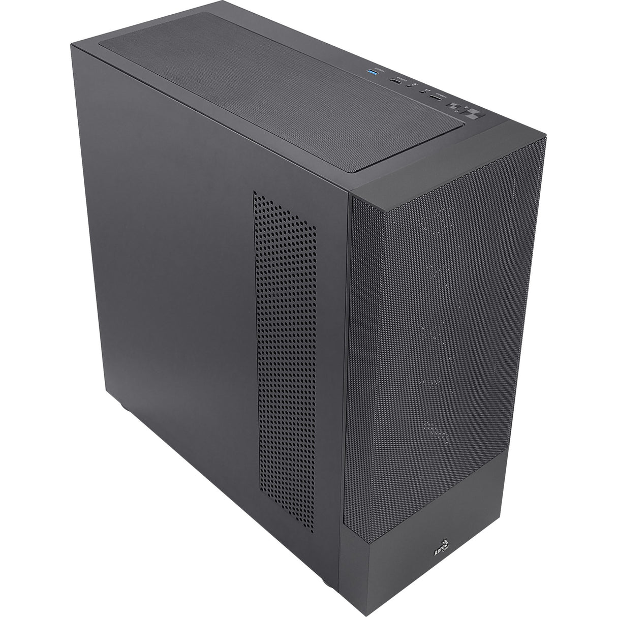 Aerocool cipher s-bk-v1 midi tårnhus (sort | 3x USB-A)