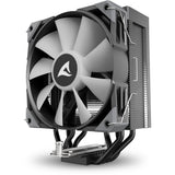 Sharkoon a40 rgb cpu køler (sort, 4-benet pwm blæserstik)