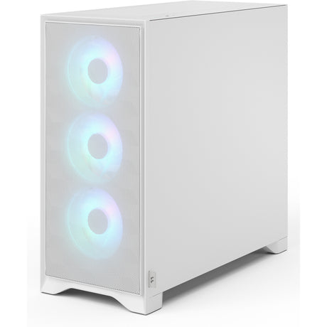 Fractal design pop 2 air rgb midi tower behuizing (wit | 1x usb-a | 1x usb-c | rgb | tempered glass)