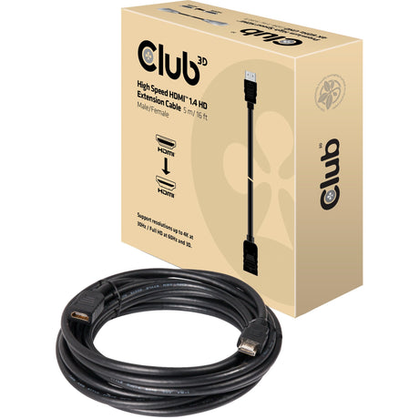 Club 3D højhastigheds HDMI 1.4 HD-kabel (sort, 5 meter)