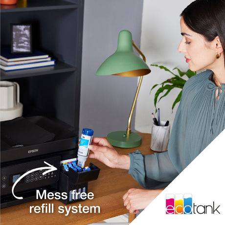 Epson ecotank et-4800 alt-i-en inkjetprinter med faxfunktion (sort)