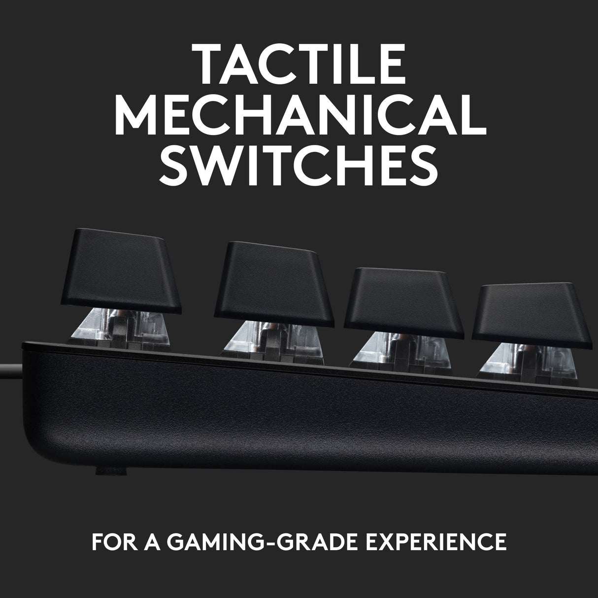 Logitech g413 tkl se mekanisk gaming-tastatur (sort, us-internationalt layout (qwerty), gl taktil, 80 % (tkl))