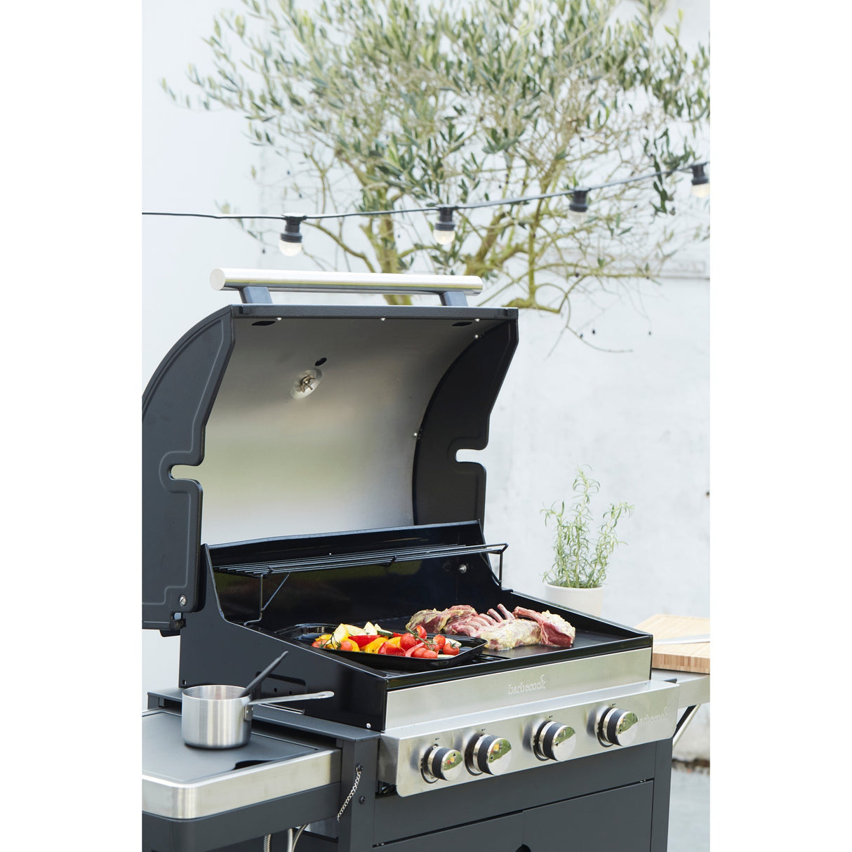 Barbecook genanvendelig grillpande lavet af emaljeret grillfad