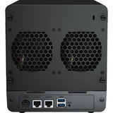 Synology diskstation ds423 nas (sort, 2x rj-45, 2x usb-a 3.2 (5 gbit s))