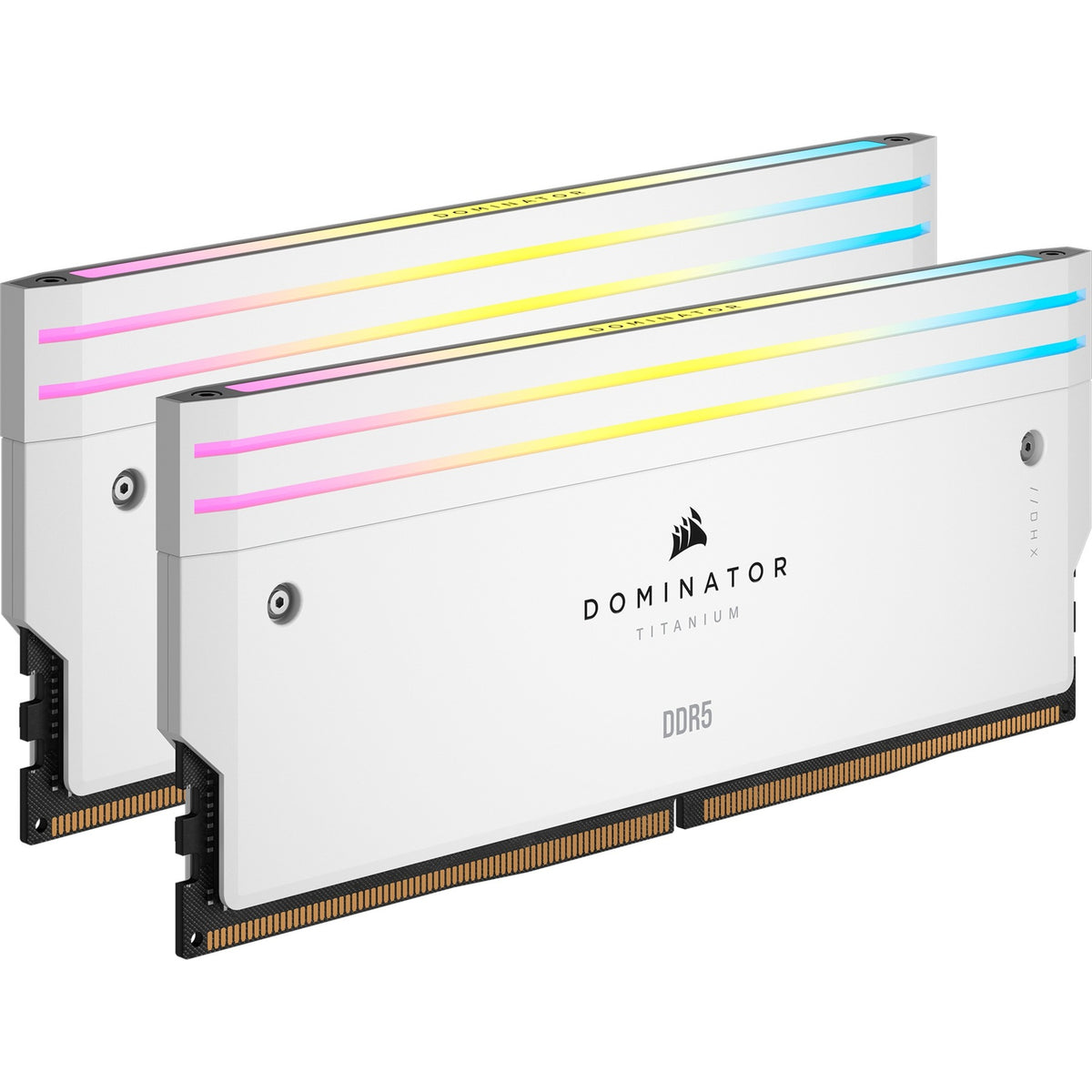 Corsair 96 GB DDR5-6600 RAM-sæt (hvid, CMP96GX5M2B6600C32W, Dominator Titanium RGB, XMP 3.0)