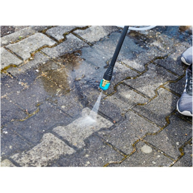 Gardena aquaclean 24 18 v p4a solo højtryksrenser (grå turkis, 14800-55, batteri medfølger ikke)