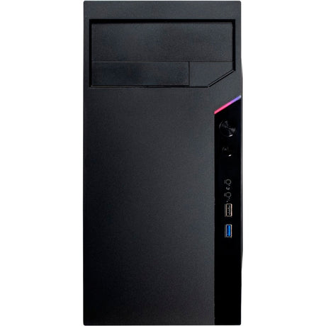 Inter-tech it-6505 reto mini tårnhus (sort | 2x USB-A)