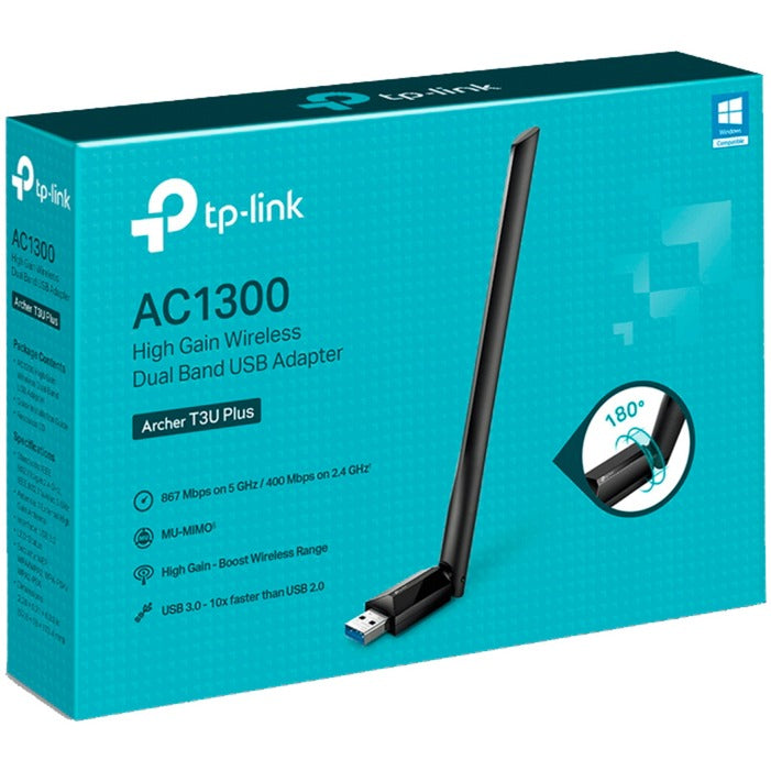 Tp-link archer t3u plus wlan adapter (sort)