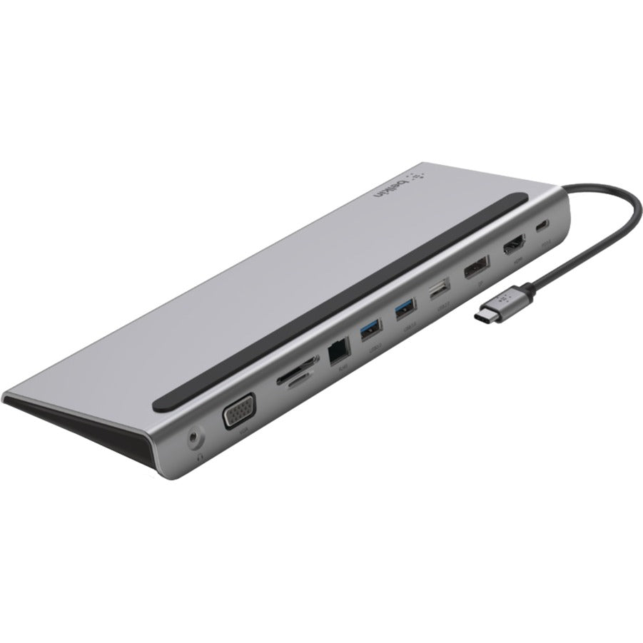Belkin Connect 11-i-1 USB-C hub dockingstation (sølv sort)