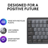 Logitech MX mekanisk mini-tastatur (sort, amerikansk-internationalt layout (QWERTY), GL taktil, 80 % (TKL), Bluetooth)