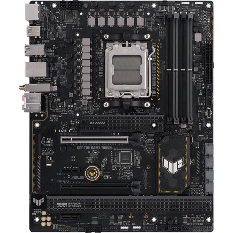 Asus Tuf Gaming B650-Plus WiFi Socket AM5 bundkort (sort lys orange, RAID, 2,5 GB-LAN, Wi-Fi 6, BT 5.2, Lyd, ATX)