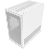 Nzxt h3 flow midi tårnhus (hvid (mat) | 1x USB-A | 1x USB-C | hærdet glas)