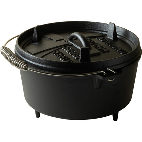The windmill dutch oven 4,5 qt kookpan (zwart, ø 25.5 cm | 3.8 liter)