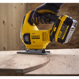 Stanley sfmcs600m2k fatmax® v20 batteristiksav 18v 4.0ah i kuffert