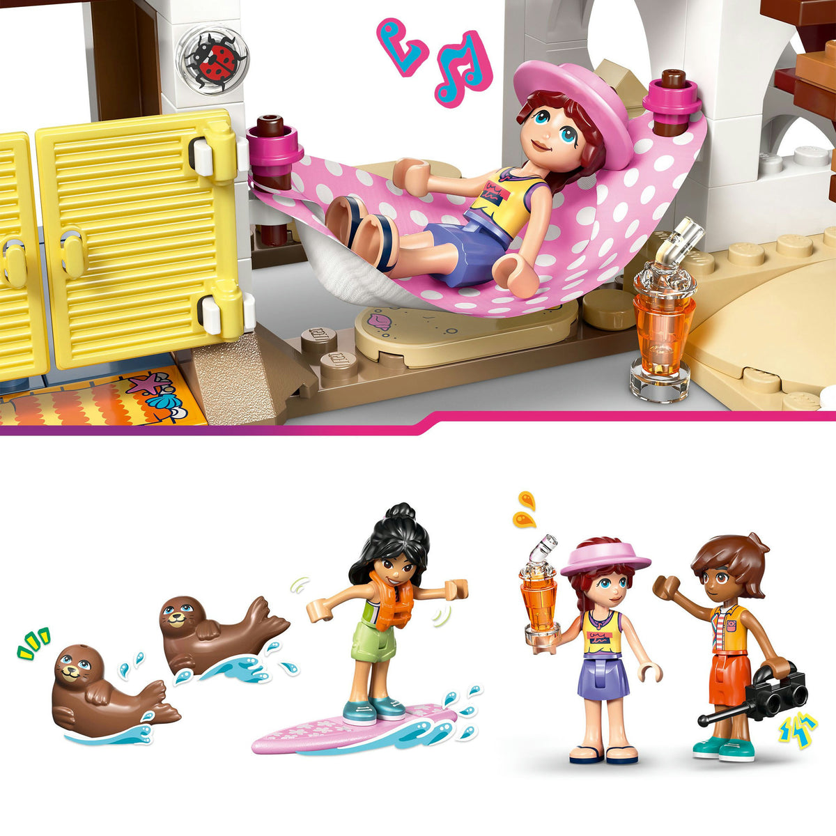 Lego friends 42699 strandhus med sæler