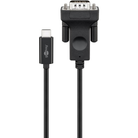 Goobay USB-C til VGA adapterkabel (sort, 1,8 meter)