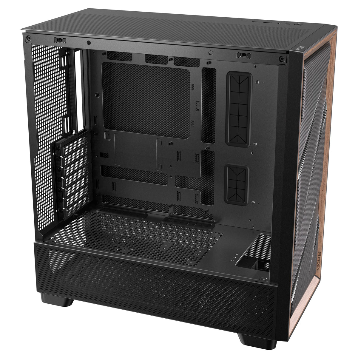 Antec flux se midi tårnhus (sort | 2x USB-A | 1x USB-C)