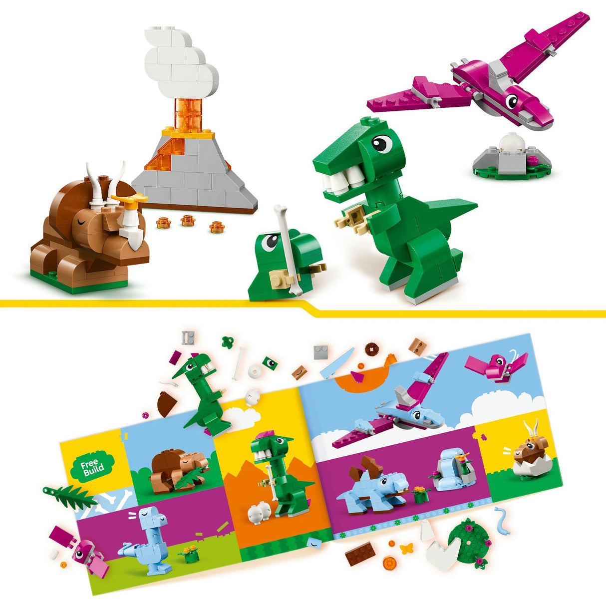 Lego klassiske kreative dinosaurer - 11041