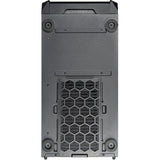 Silverstone sst-sed1-b midi tårnhus (sort | 2x USB-A | 1x USB-C)
