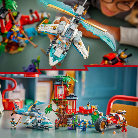 Lego ninjago 71857 ninja køretøjer ved træhuset