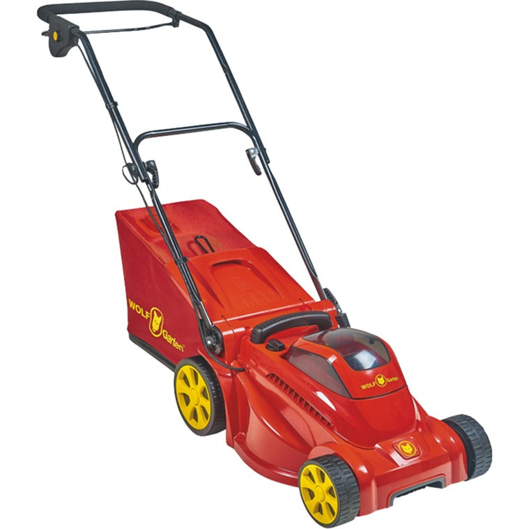 Wolf-garten Lycos 40 400 m 40 li-ion batteri plæneklipper (rød, batteri inkluderet)