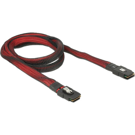 Delock mini SAS SFF-8087 > mini SAS SFF-8087 kabel (rød sort, 1 meter)