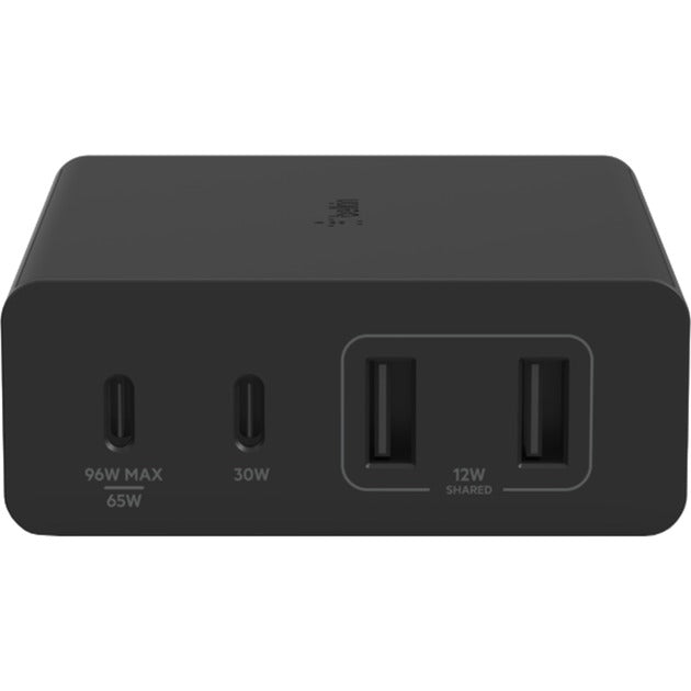 Belkin Boost Charge Pro 4-ports Gan vægoplader (sort, 108W)