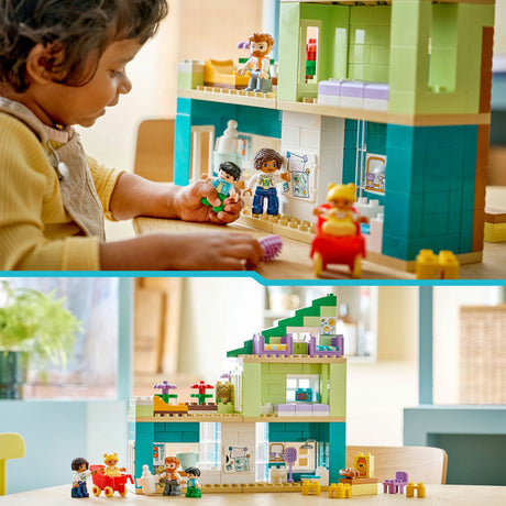 Lego Duplo Town 10470 - hus - 3-i-1 - inklusive figurer
