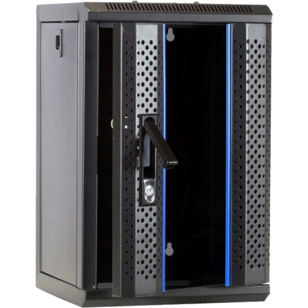 Dsi 10 tommer 9u serverskab med glasdør serverrack