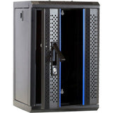 Dsi 10 tommer 9u serverskab med glasdør serverrack