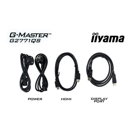 Iiyama G-Master Red Eagle G2771QS-B1 27 gaming-skærm (sort, 2x HDMI, DisplayPort, 200 Hz)
