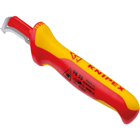 Knipex demonteringskniv 9855sb (rød gul, 180 mm)