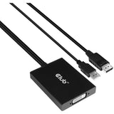 Club 3D DisplayPort til Dual Link DVI-D HDCP Off-version aktiv adapter til Apple Cinema Displays (sort)