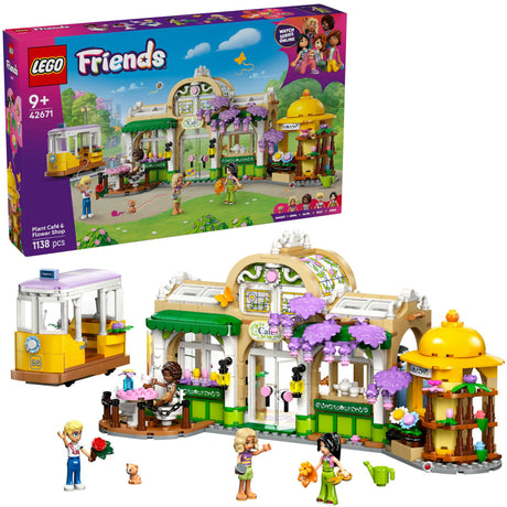 Lego ® friends plantecafé og blomsterbutik byggesæt - 42671
