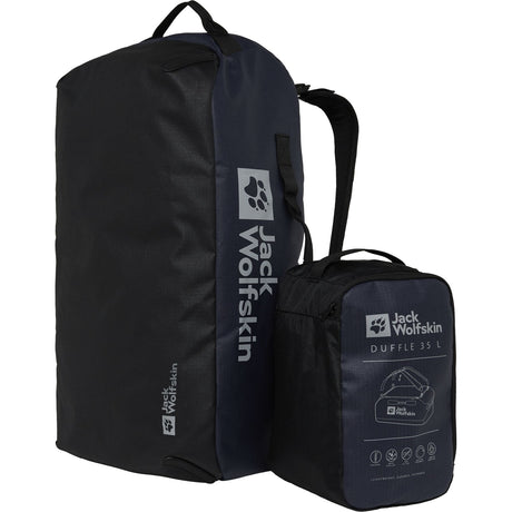 Jack wolfskin all-in duffel 35 rygsæk (mørkeblå, 35 liter)