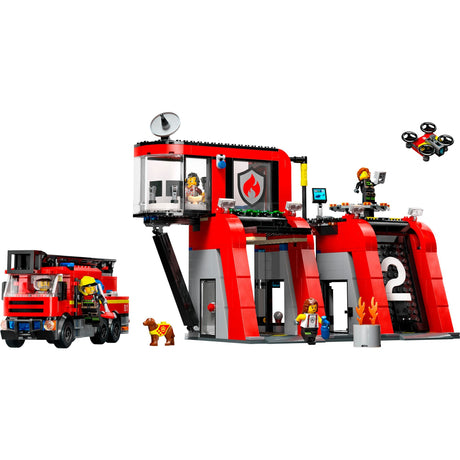 Lego city brandstation og brandbil - 60414