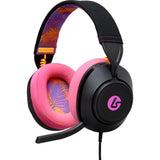 Powera Lucidsound LS10 Wired Gaming Headset - Midnight Branding Over-Ear Gaming Headset (Sort Pink, Playstation 5, Playstation 4, Xbox Series X|s, Xbox One, PC, Mobil)