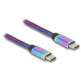 Delock USB 2.0 USB-C-kabel, 2 meter (flerfarvet)