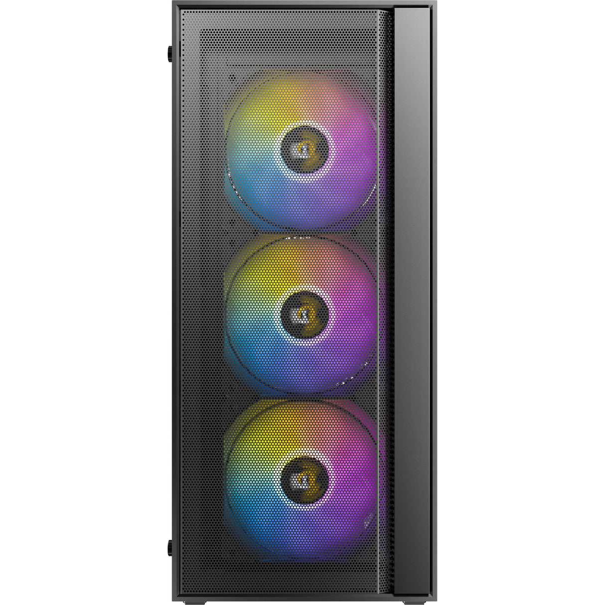 Antec ax65 argb midi tårnhus (sort | 3x usb-a | hærdet glas)