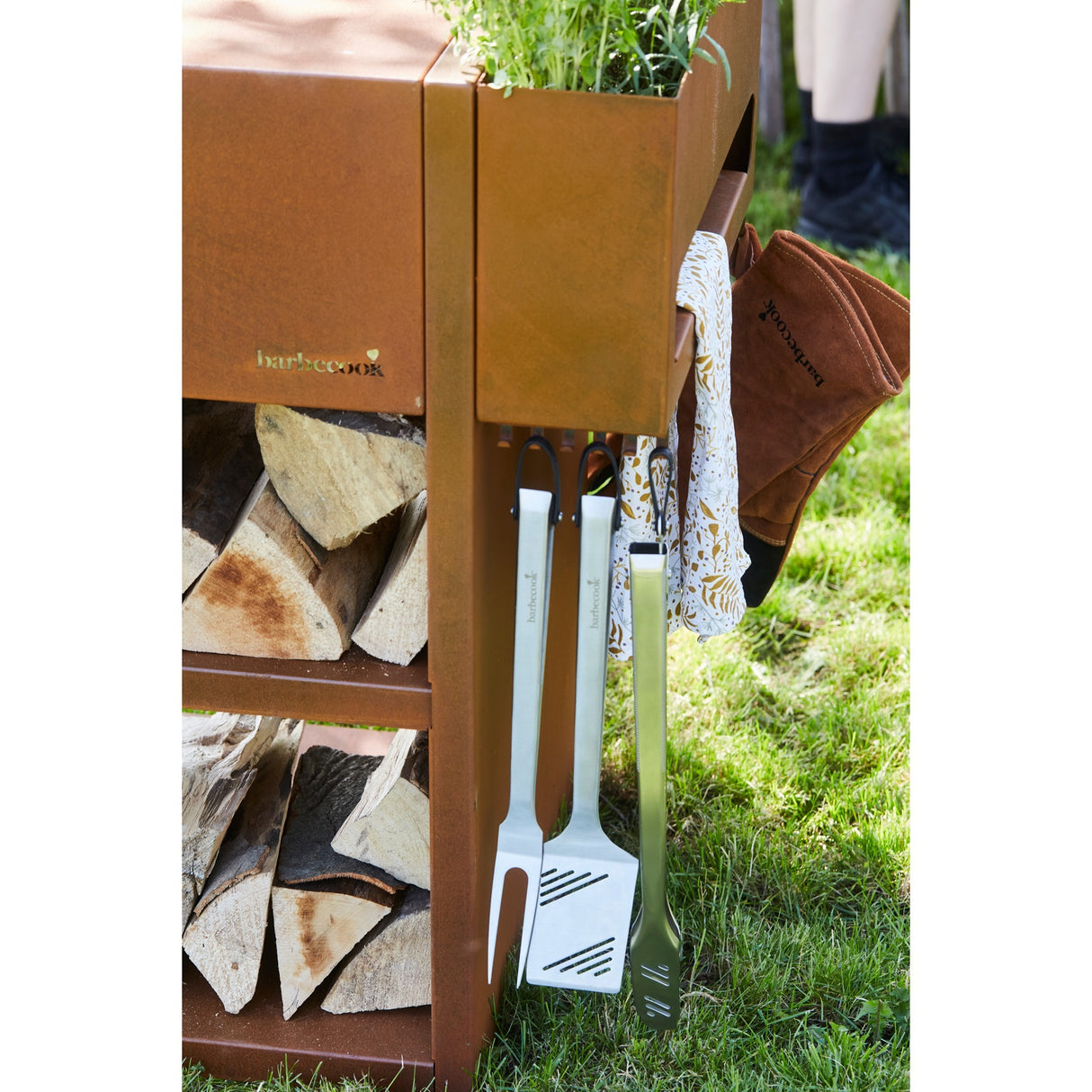 Barbecook nestor buddy fra corten stål bord