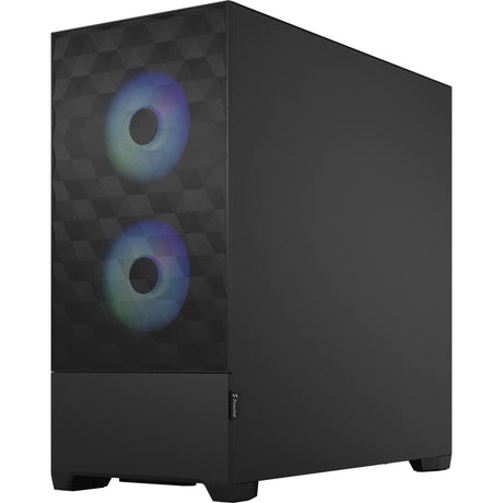 Fractal design pop air rgb midi tårnhus (sort | 2x usb-a | rgb | hærdet glas)