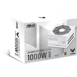 Asus tuf gaming gold white edition modulær 1000 watt strømforsyning (hvid, 1x 12v-2x6, 4x pcie)