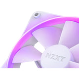 Nzxt f140 rgb duo blæsere (hvide, 2 stk., 140 x 140 x 25 mm, pwm, inkl. controller)