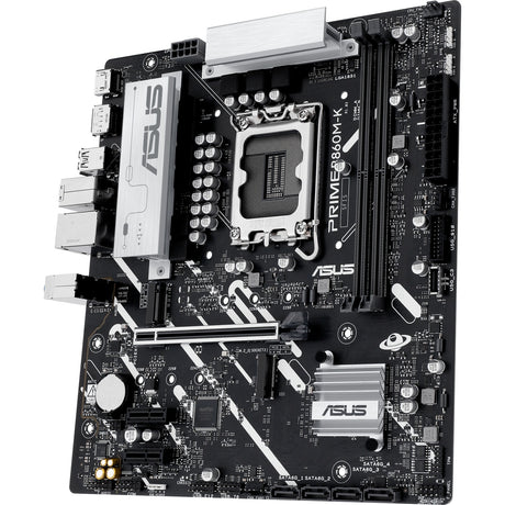 Asus Prime B860M-K Socket 1851 bundkort (2,5 GB-LAN, lyd, µATX)