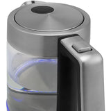 Princess 236041 glaskedel london-kedel (transparent rustfrit stål, 1,7 l)