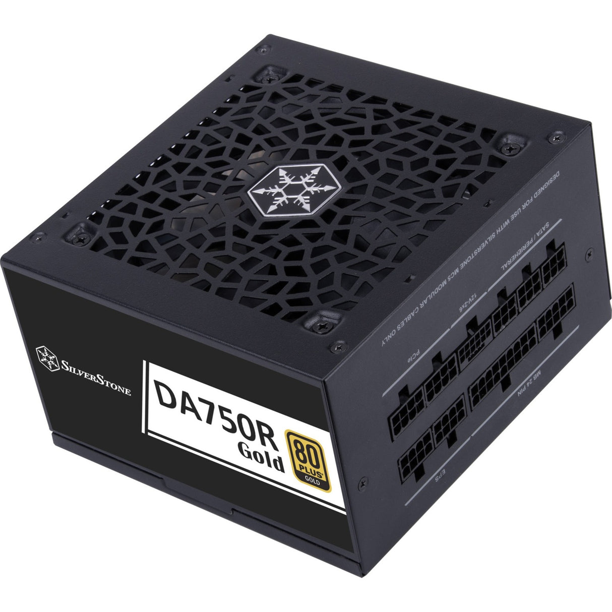 Silverstone da750r guld modulær 750 watt strømforsyning (sort, 4x pcie)