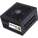 Silverstone da750r guld modulær 750 watt strømforsyning (sort, 4x pcie)